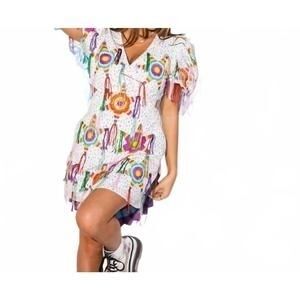 Queen of sparkles pinata dress size medium worn Once Qos